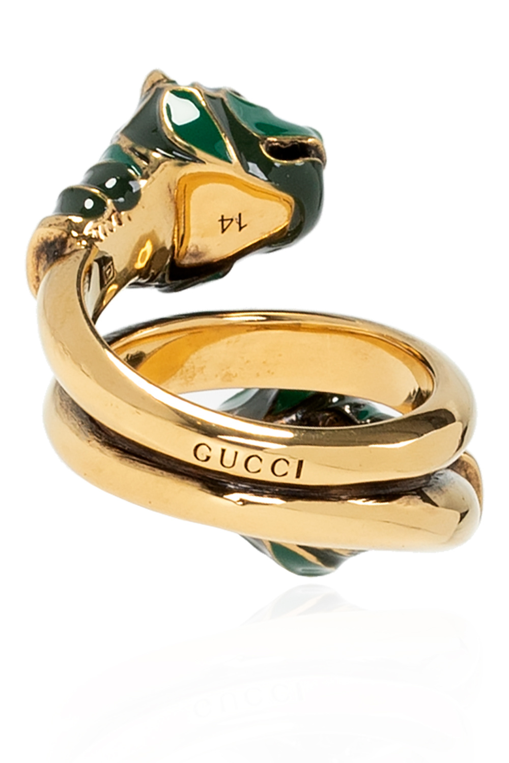 gucci NORTH Tiger head ring